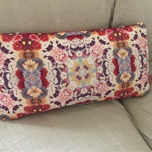 Nuvula REVERSIBLE Frida Kahlo Kaleidoscope Lumbar Cushion Cover 24x12” NWOT